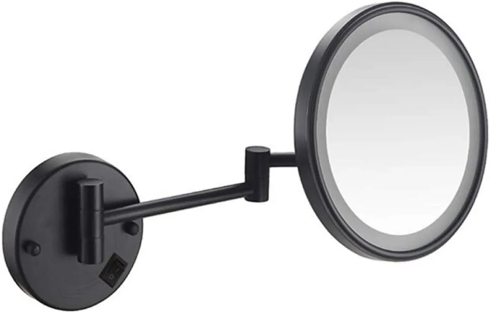 Makeup Vanity Mirror with Lights,Two-Sided Wall Mounted Beauty Mirror 3X Magnification Bathroom Mirror Extendable Cosmetic Mirror Hardwired Connection