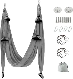 Maxwelly Aerial Yoga Flying Yoga Swing Yoga Hammock Trapeze Sling Inversion Tool for Gym Home Fitness