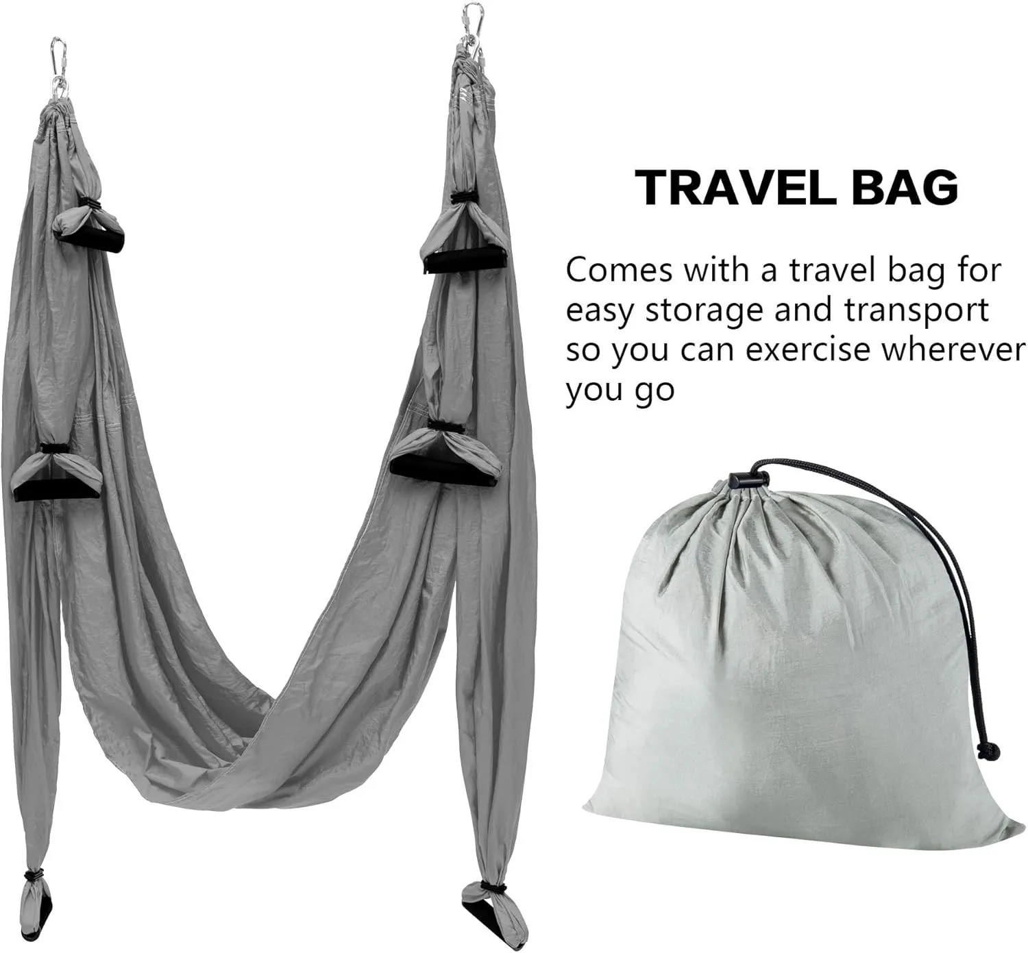 Maxwelly Aerial Yoga Flying Yoga Swing Yoga Hammock Trapeze Sling Inversion Tool for Gym Home Fitness