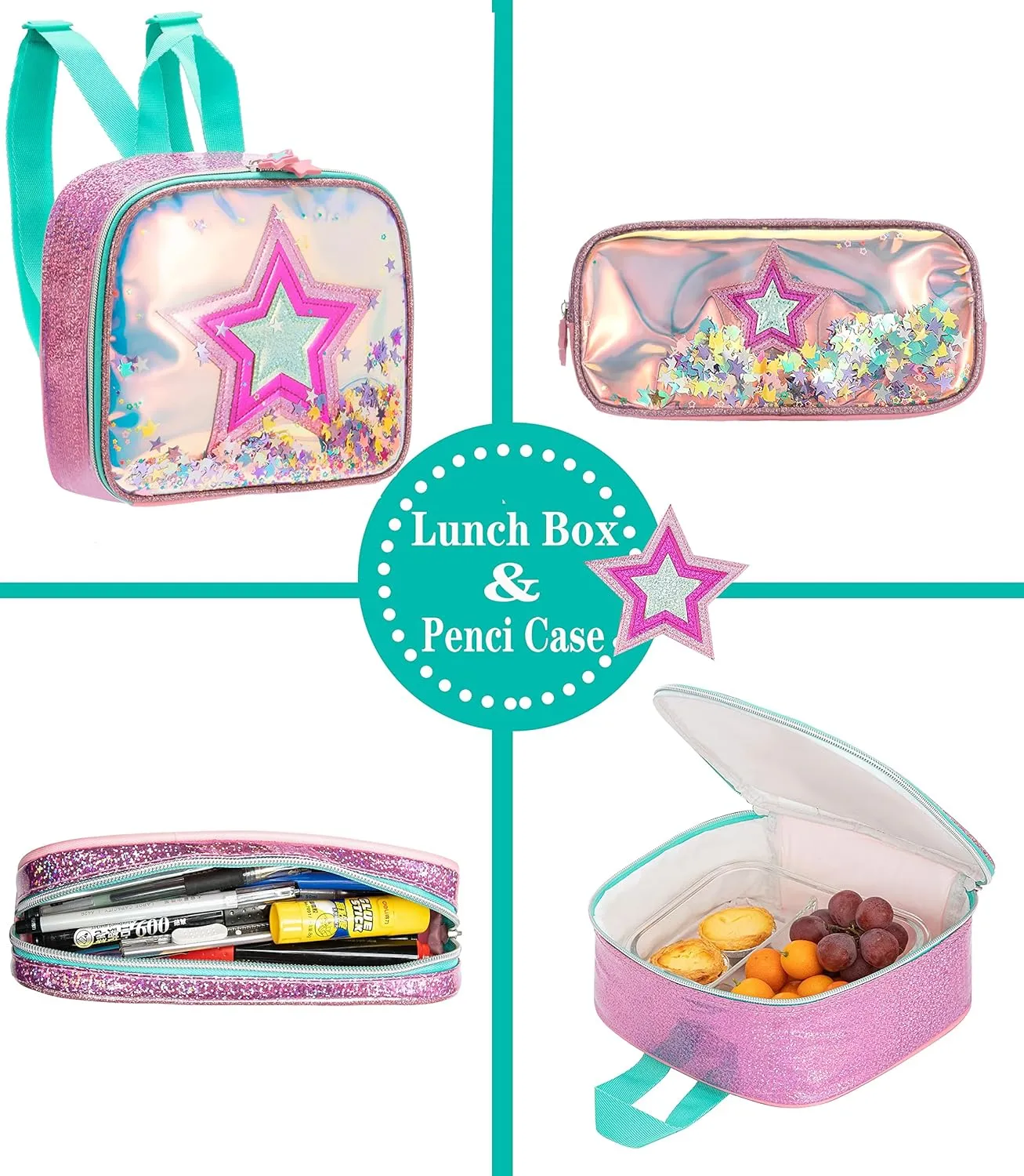 Meetbelify Girls Rolling Backpack Sequin Rolling Backpacks with Wheels for Girls for Elementary School Bag