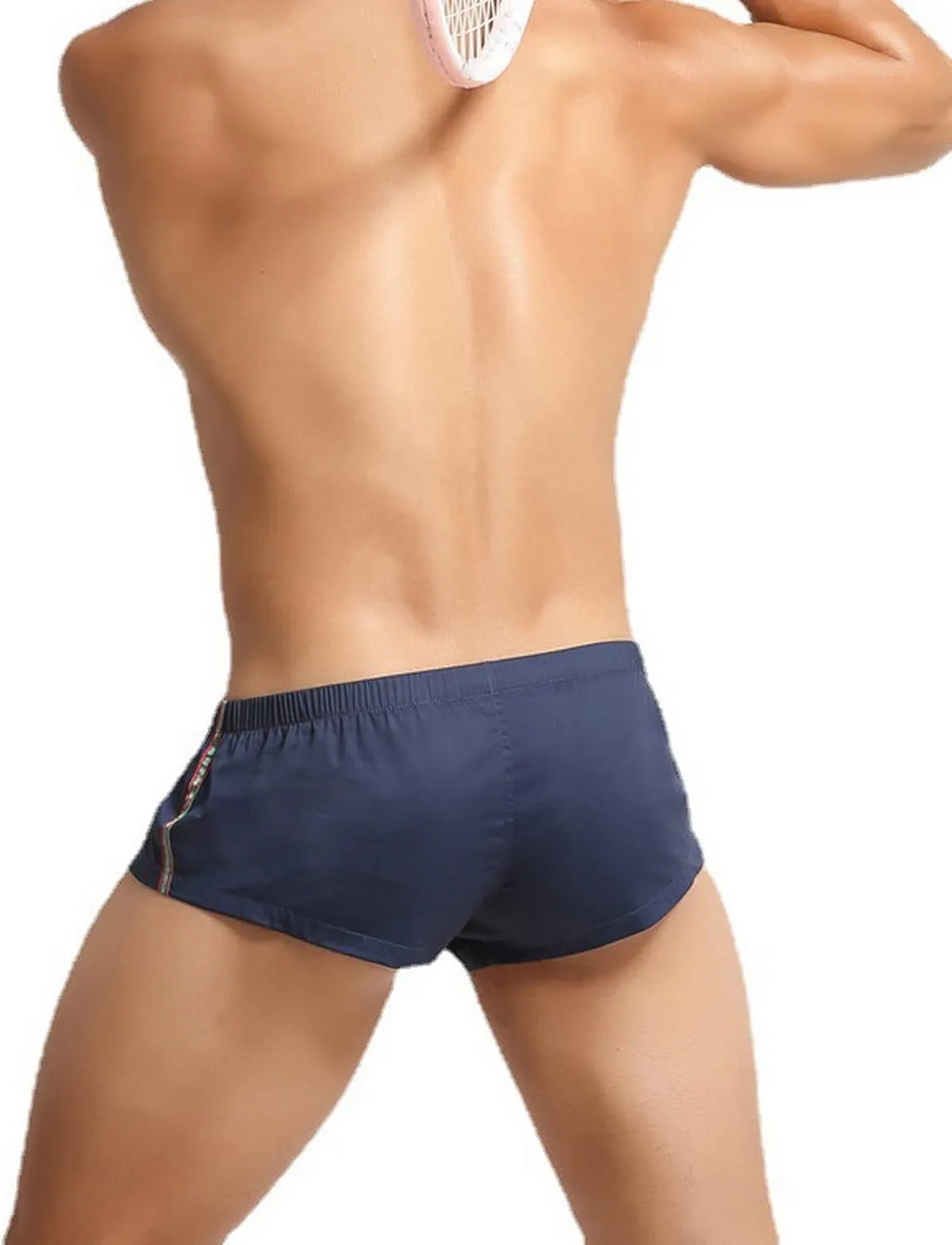 Men's Arrow Pants Breathable and Comfortable Buttons Simple Home Shorts Solid Pants