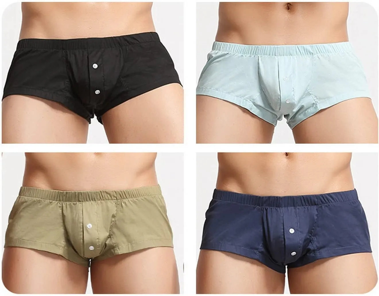 Men's Arrow Pants Breathable and Comfortable Buttons Simple Home Shorts Solid Pants