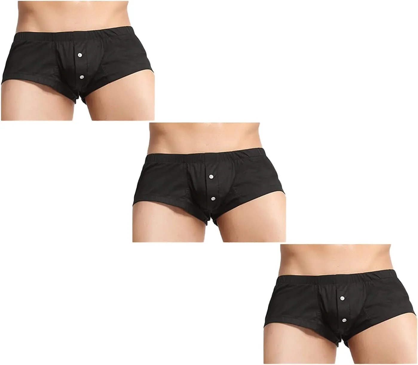 Men's Arrow Pants Breathable and Comfortable Buttons Simple Home Shorts Solid Pants