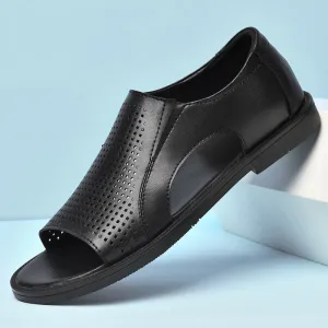 Men's Breathable Leather Casual Sandals