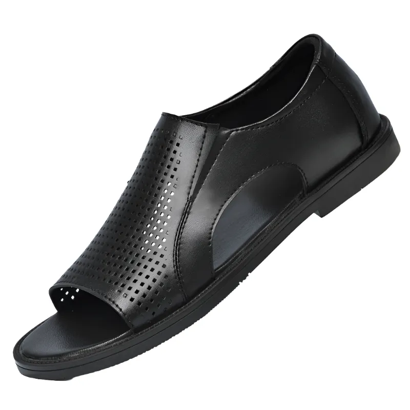 Men's Breathable Leather Casual Sandals