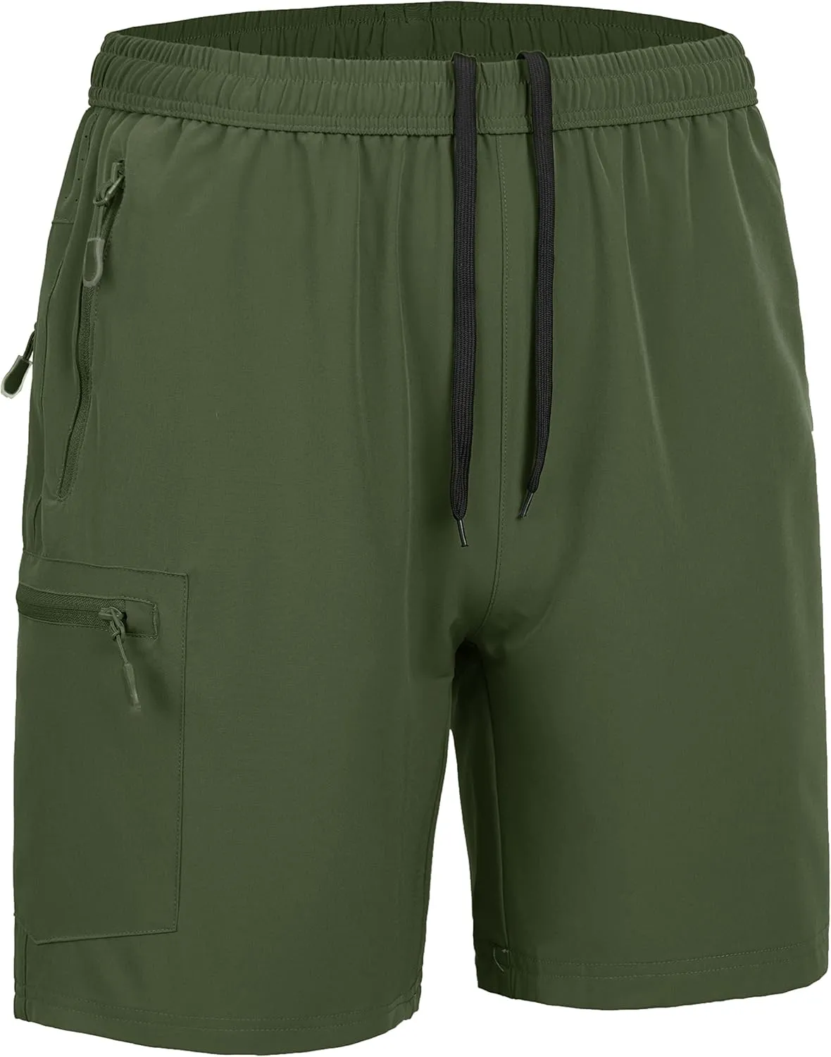 Men's Hiking Cargo Work Shorts Quick Dry Lightweight Fishing Athletic Running Workout Gym Shorts with 4 Pockets