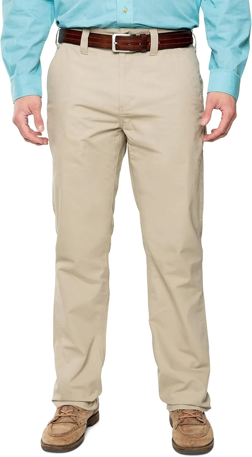 Men's Performance Utility Pants, Lightweight Breathable Hiking Pants with Built in Bug Protection