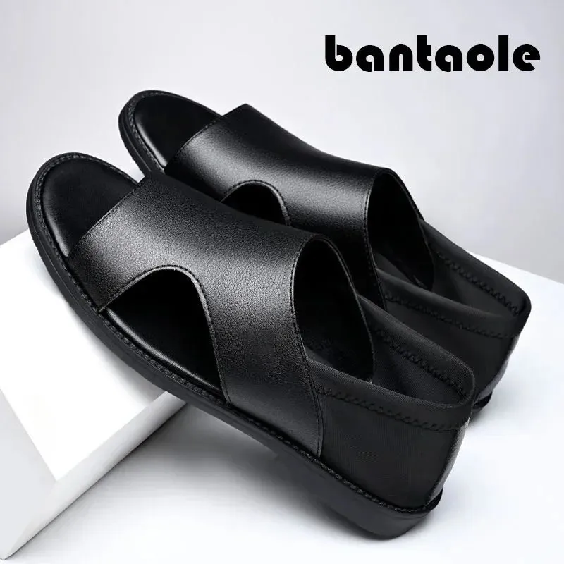 Men's Sandals - Breathable Leather Outdoor Shoes