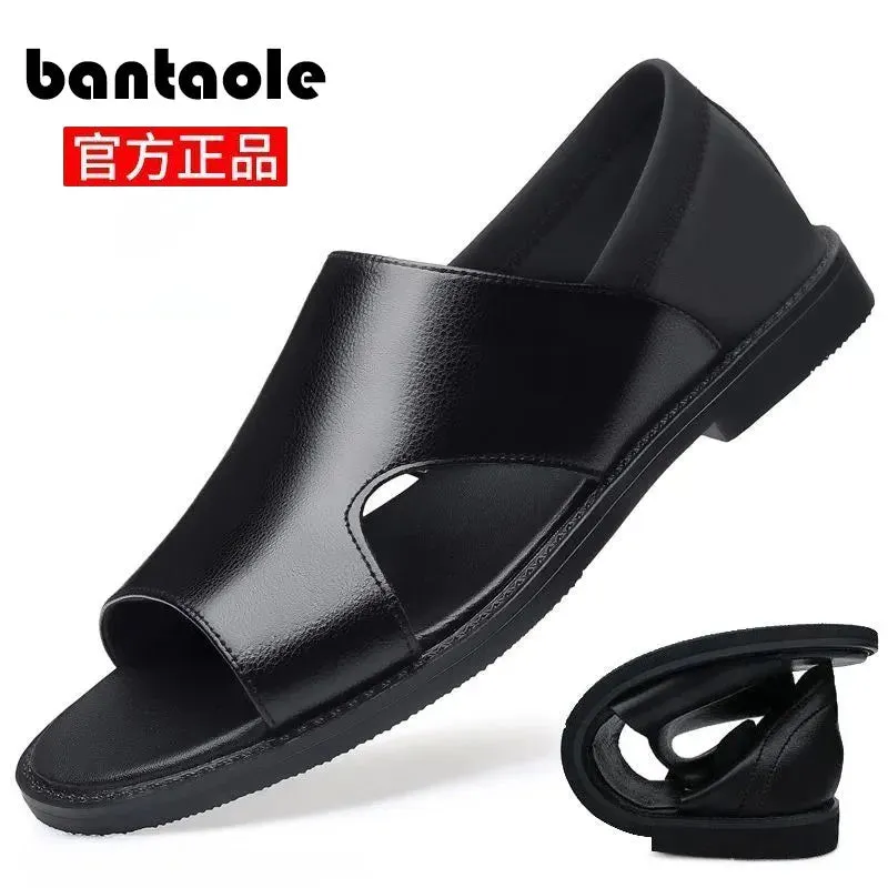 Men's Sandals - Breathable Leather Outdoor Shoes