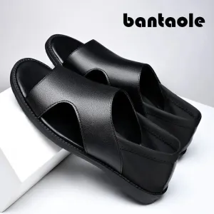 Men's Sandals - Breathable Leather Outdoor Shoes
