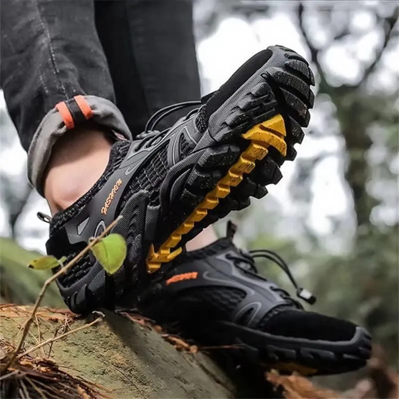 Men's Women's Breathable Mesh Hiking Shoes for Aqua Mountain