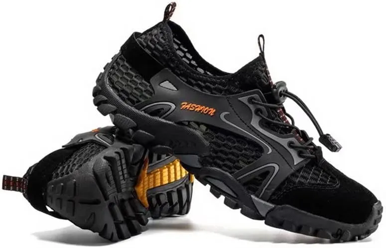 Men's Women's Breathable Mesh Hiking Shoes for Aqua Mountain