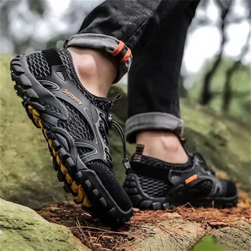 Men's Women's Breathable Mesh Hiking Shoes for Aqua Mountain