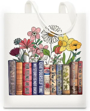 Mental Health Gifts for Women Tote Bag Inspirational Gifts for Women Mental Health Aesthetic Canvas Tote Bag for Travel Shopping Work Daily Use, Psychologist Therapist Gifts Tote Bag, Medium