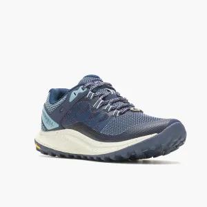Merrell Woman's Antora 3 Gore-Tex Walking Shoes- Sea Blue