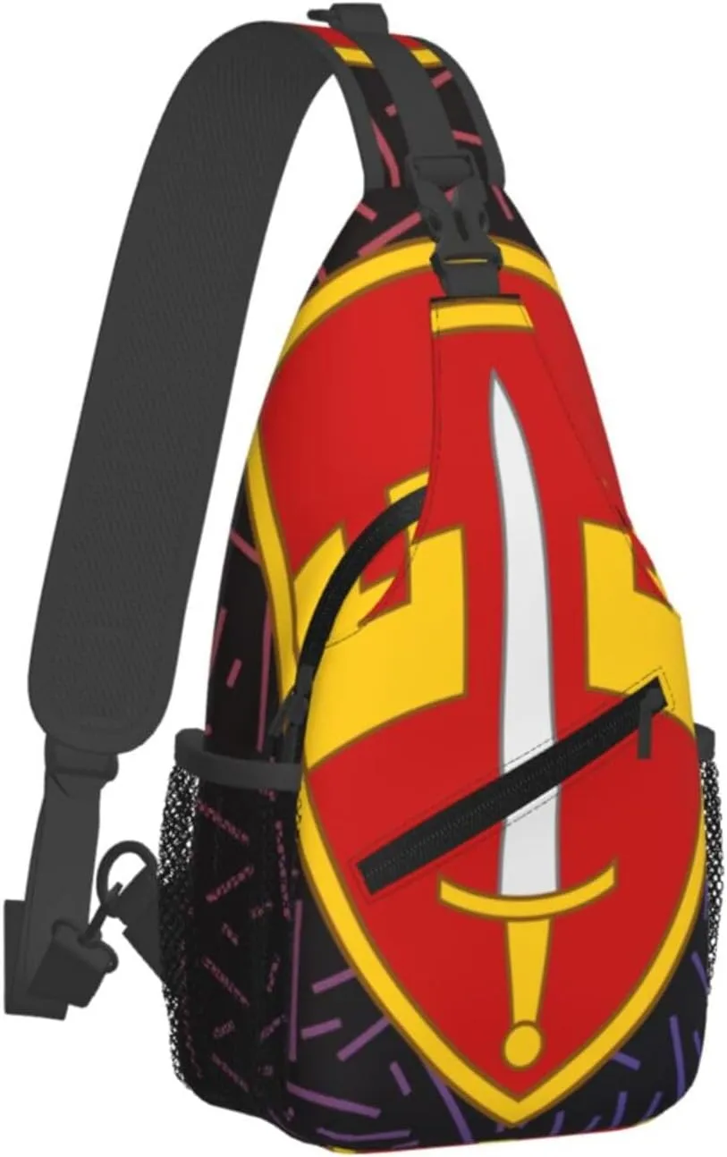 Military Assistance Command Crossbody For Men Women Sling Chest Bag Shoulder Bag Lightweight One Strap Backpack Multipurpose Travel Hiking Daypack