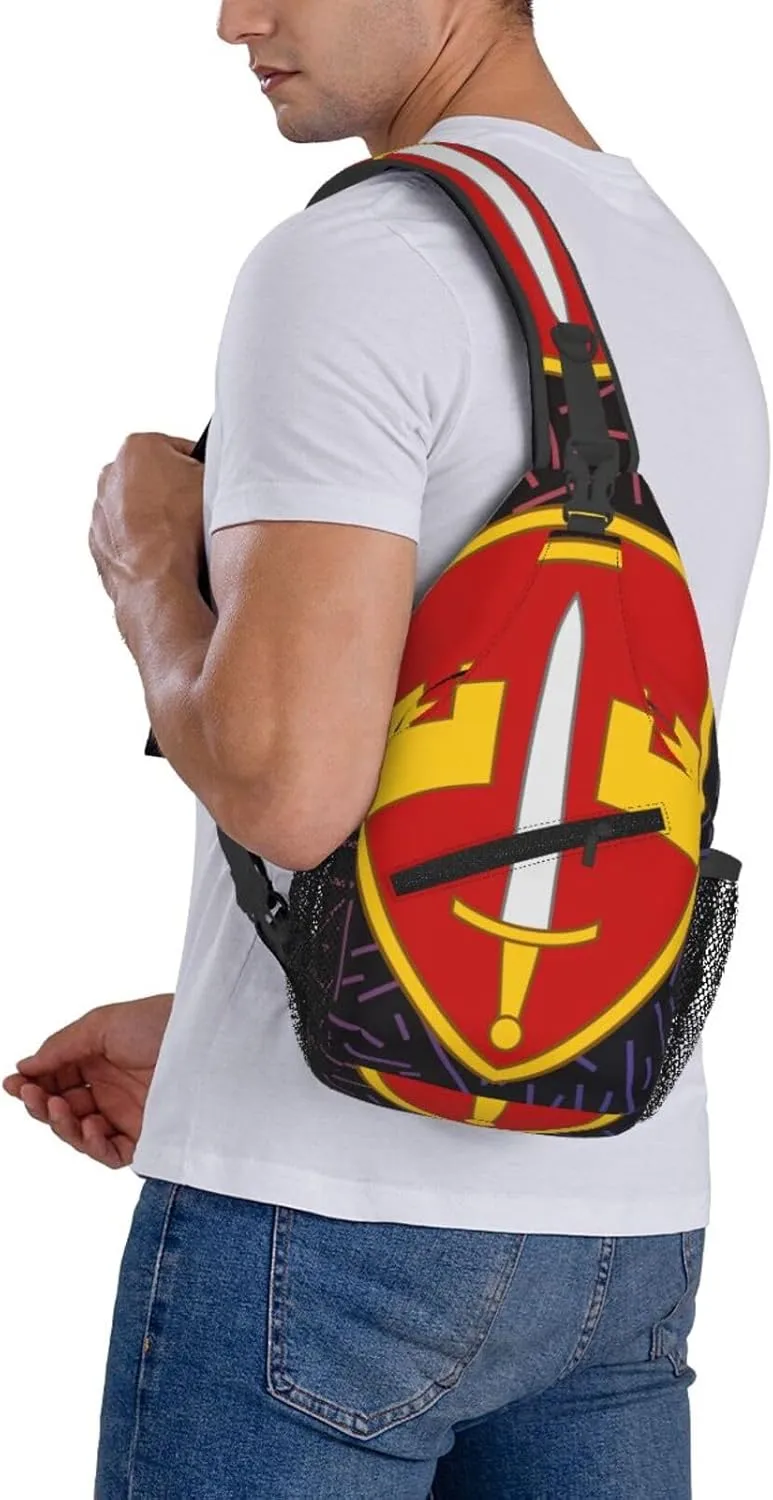 Military Assistance Command Crossbody For Men Women Sling Chest Bag Shoulder Bag Lightweight One Strap Backpack Multipurpose Travel Hiking Daypack