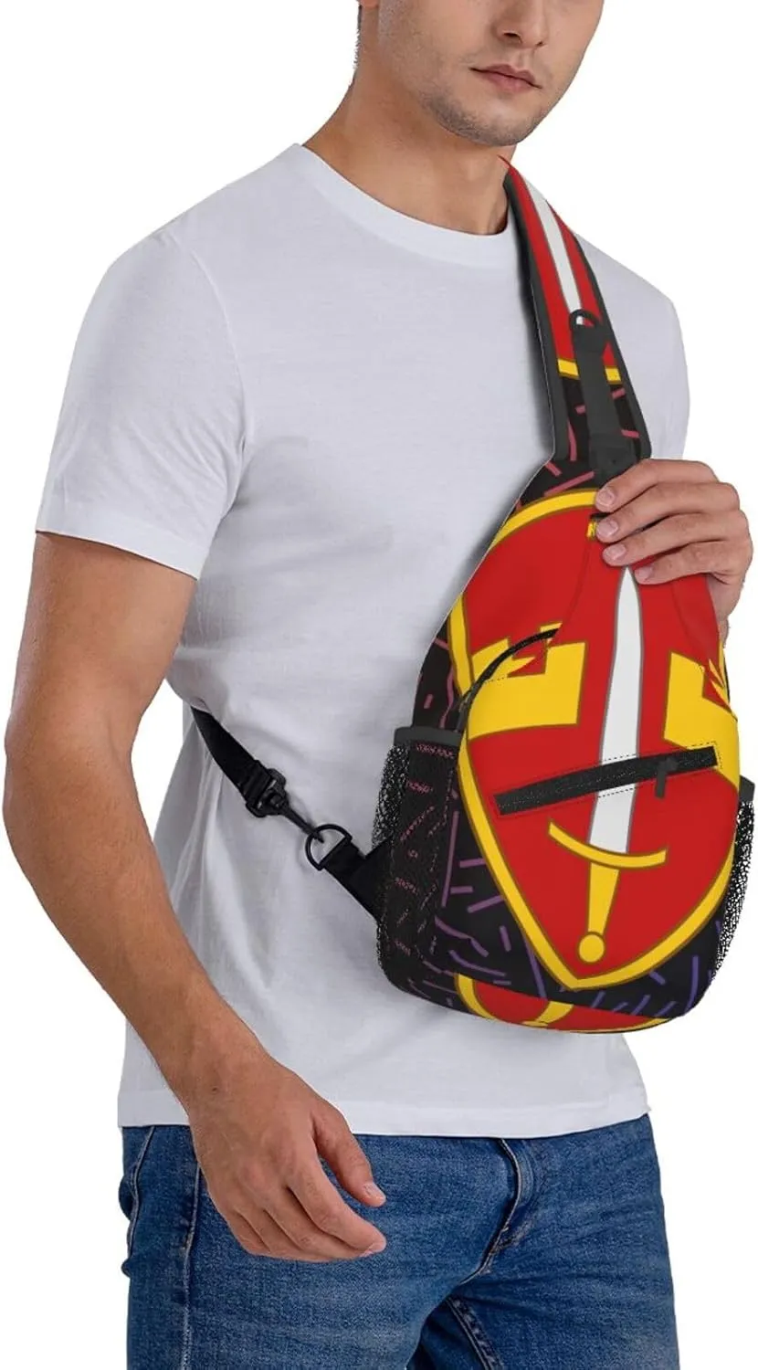 Military Assistance Command Crossbody For Men Women Sling Chest Bag Shoulder Bag Lightweight One Strap Backpack Multipurpose Travel Hiking Daypack