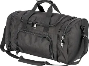 Military Tactical Outdoor Gym Bag Small Duffel Bag with Shoes Compartment for Sports Travel Camping Hunting (A-Black)