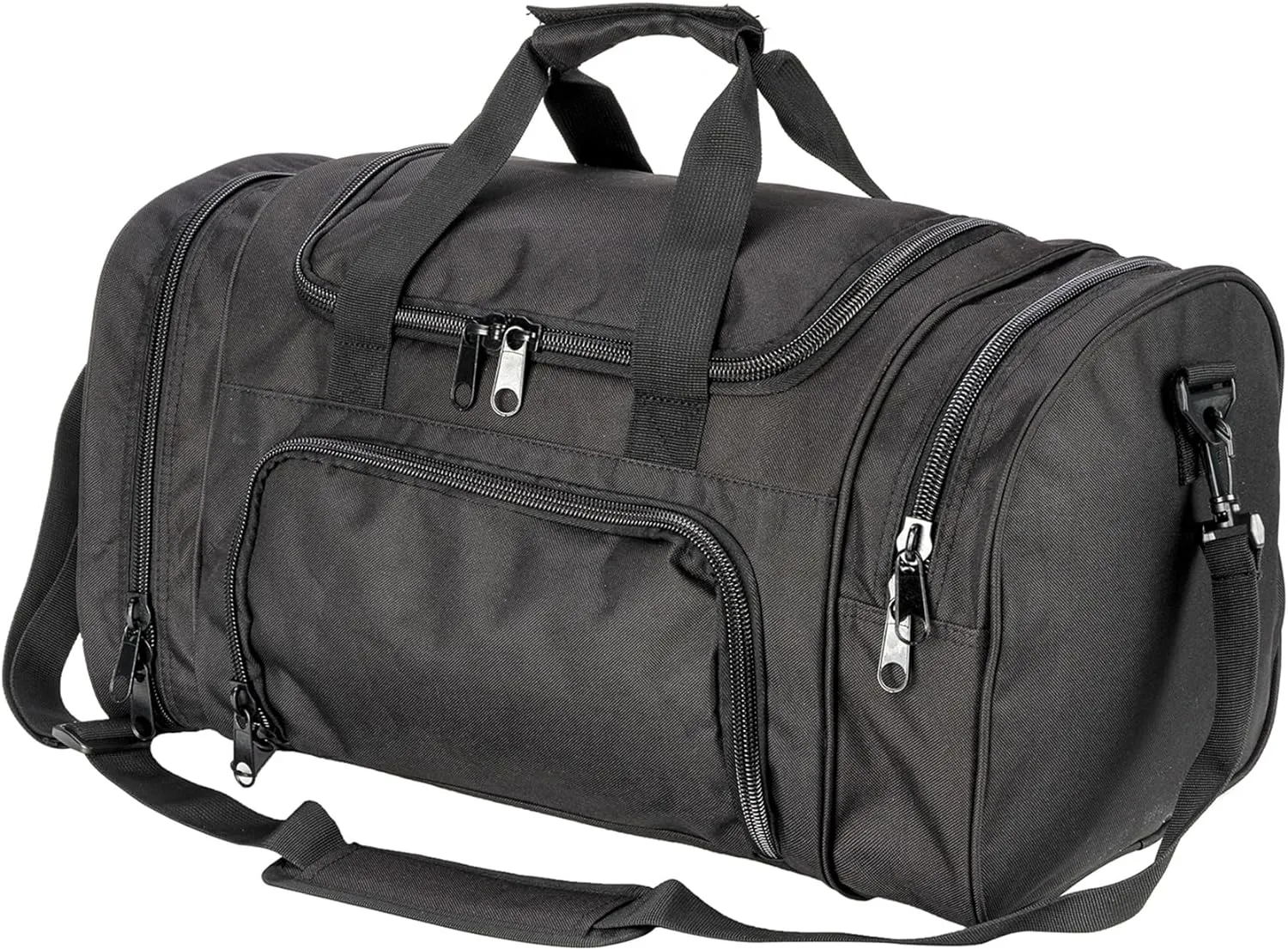 Military Tactical Outdoor Gym Bag Small Duffel Bag with Shoes Compartment for Sports Travel Camping Hunting (A-Black)