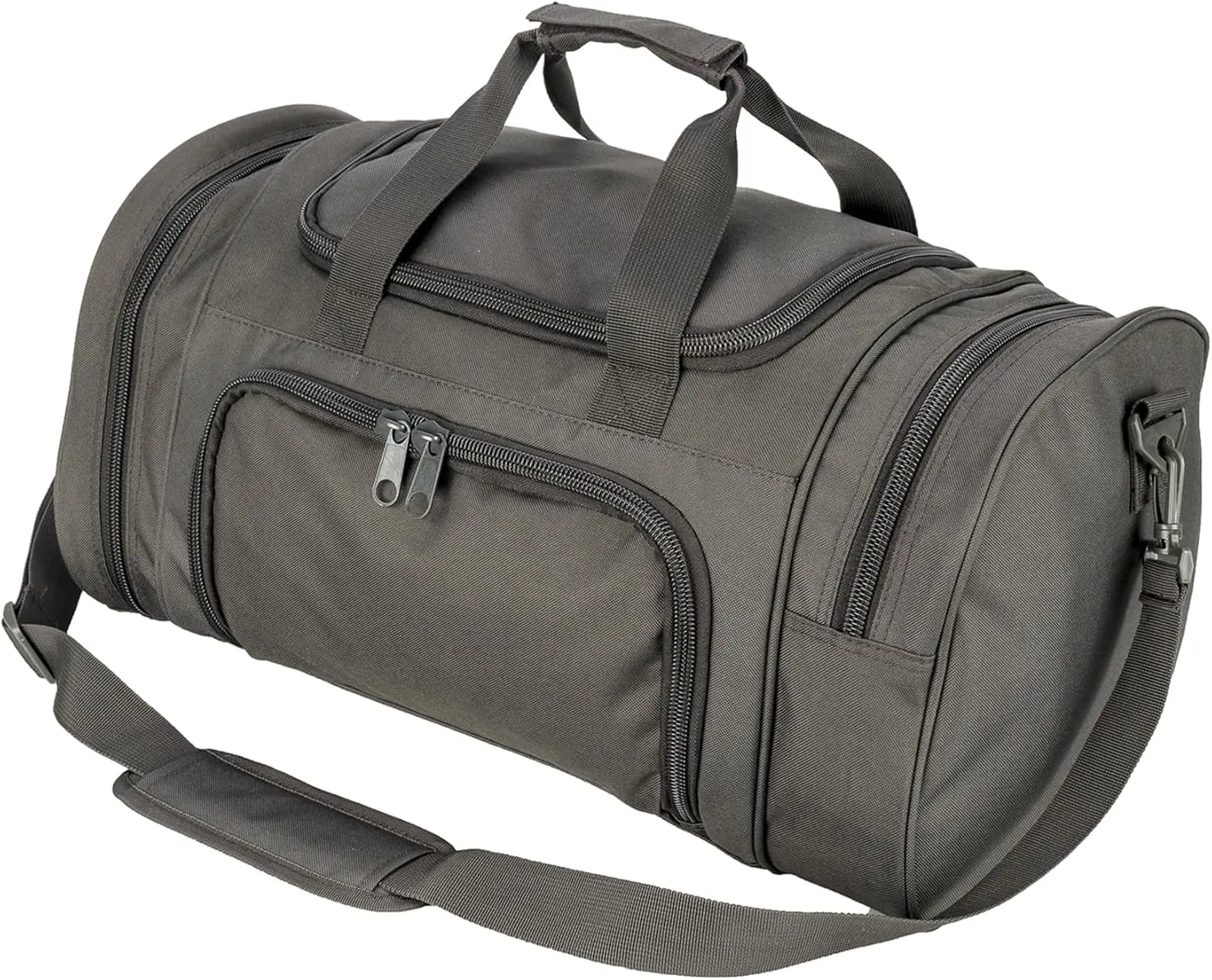 Military Tactical Outdoor Gym Bag Small Duffel Bag with Shoes Compartment for Sports Travel Camping Hunting (A-Grey)
