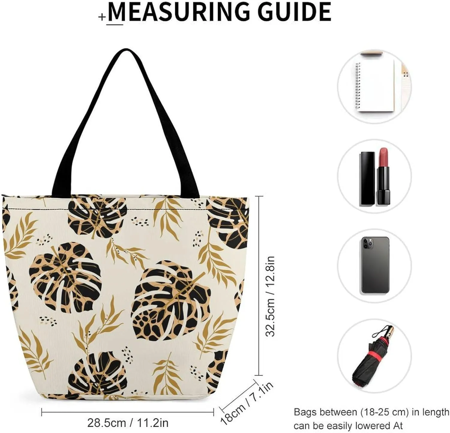 MoBlinko Tropical Monstera Leaves Women Tote Bags Reusable Yoga Shoulder Bag Handbag with Zipper for Dog Lover Gift