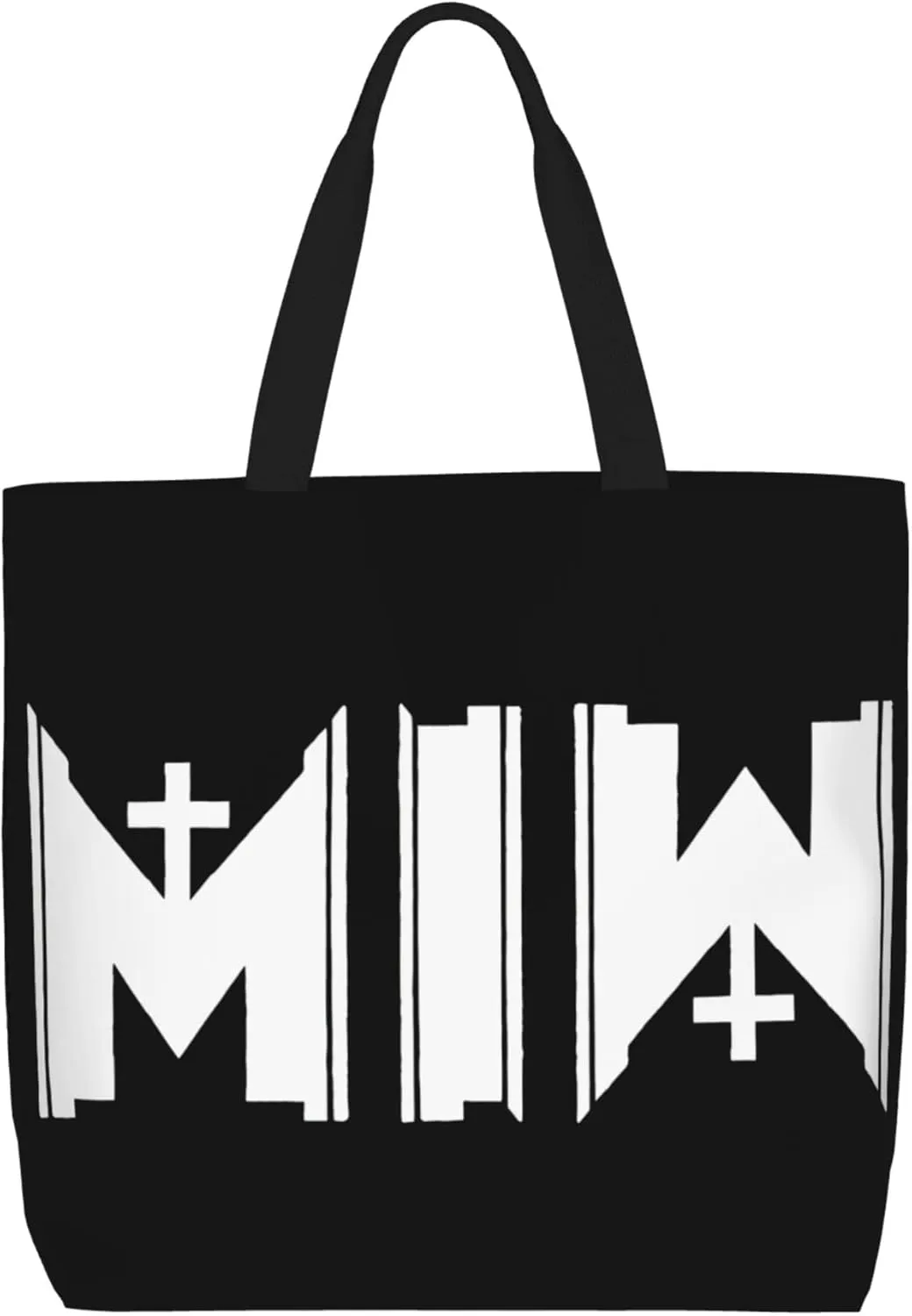 Motionless Rock In White Tote Bag for Women Lightweight Large Tote Bag Shoulder Bag Handbag for Travel Work Gym