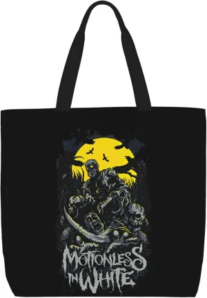 Motionless Rock In White Tote Bag for Women Lightweight Large Tote Bag Shoulder Bag Handbag for Travel Work Gym