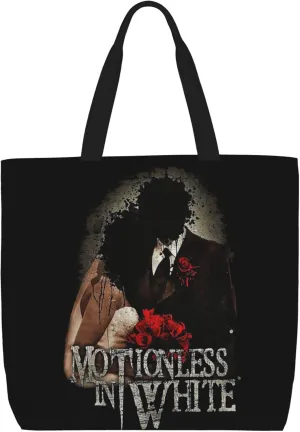Motionless Rock In White Tote Bag for Women Lightweight Large Tote Bag Shoulder Bag Handbag for Travel Work Gym