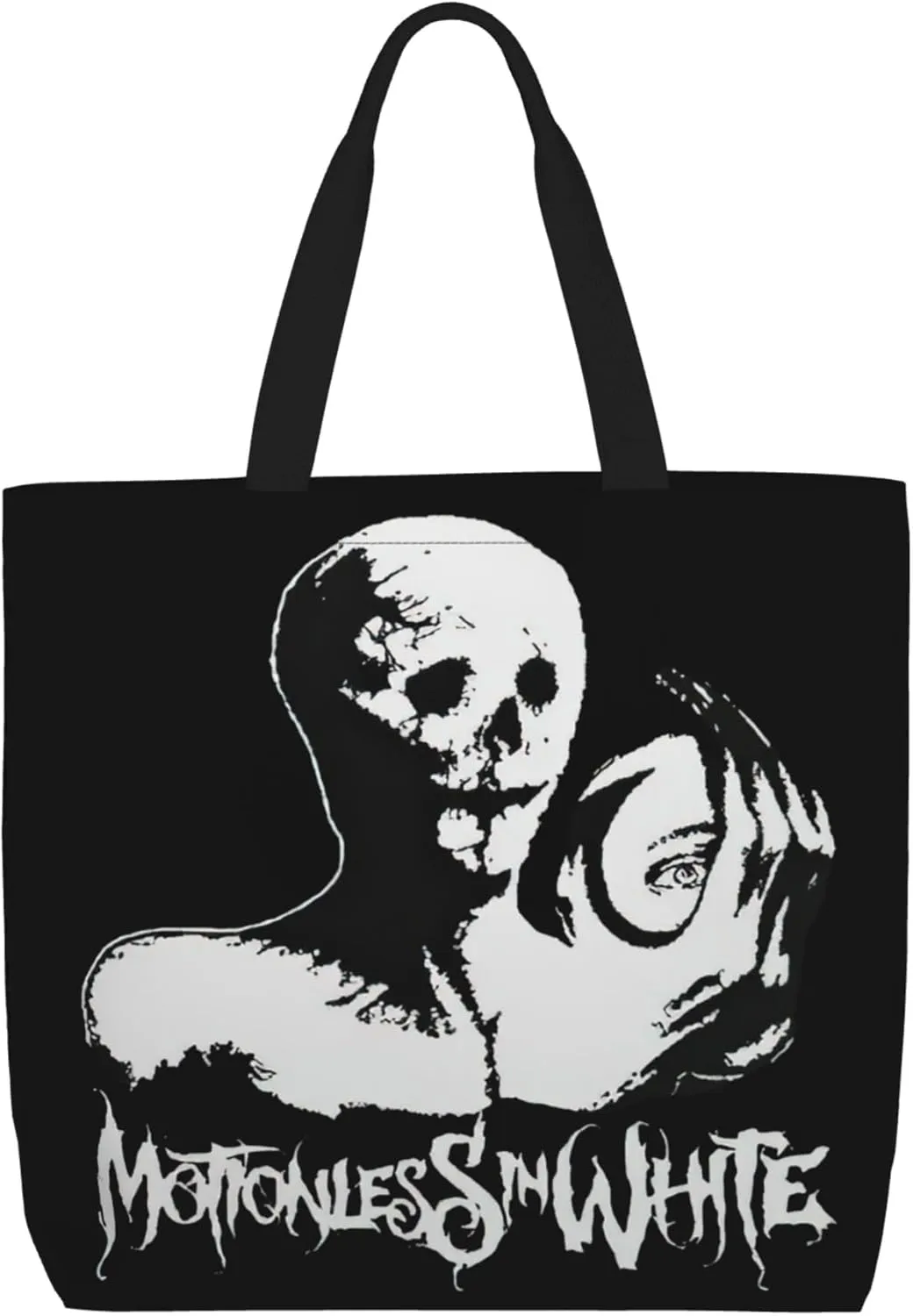 Motionless Rock In White Tote Bag for Women Lightweight Large Tote Bag Shoulder Bag Handbag for Travel Work Gym