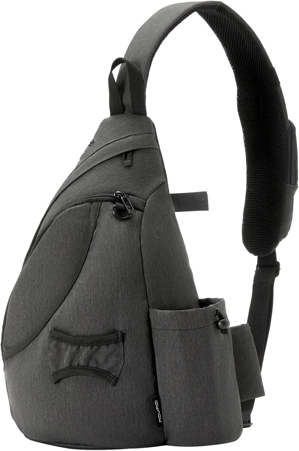 MOYAQI Disc Golf Bag with Retriever Holder and Storage Pockets, Disc Golf Backpack with 8-10 Disc Capacity, Padded Adjustable Strap and Back Panel, Lightweight and Durable
