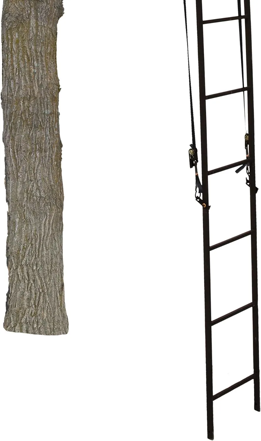 Muddy 2 Person Outdoor Hunting Climbing Ladder, Tree Stand with Flex-Tek Seat, 500 Pound Maximum Capacity