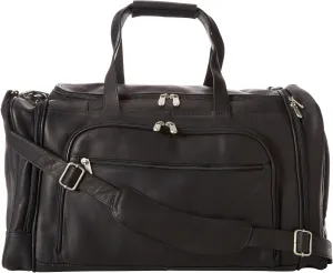 Multi-Compartment Duffel Bag, Black, One Size