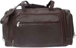 Multi-Compartment Duffel Bag, Chocolate, One Size