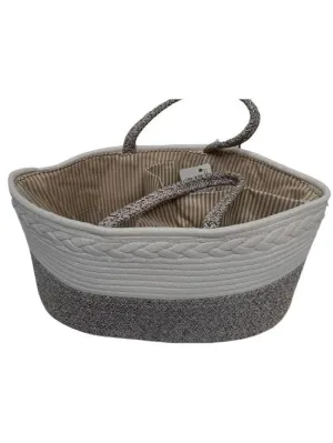 Multi-Functional Cotton Rope-Basket Caddy Organizer-g150667