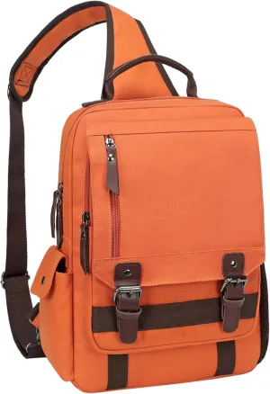 mygreen Canvas Cross Body Messenger Bag Shoulder Sling Backpack Travel Rucksack