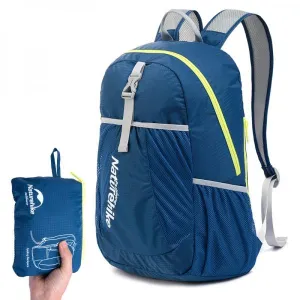 NatureHike Folding Backpacks Outdoor Ultralight Portable Hiking Travel Waterproof Backpack Navy Blue