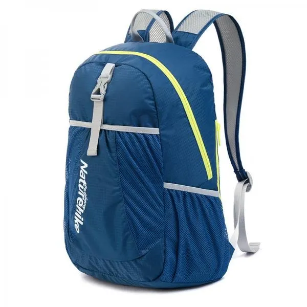 NatureHike Folding Backpacks Outdoor Ultralight Portable Hiking Travel Waterproof Backpack Navy Blue
