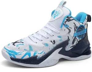 NCNDB Unisex High Top Basketball Shoes Breathable Non Slip Outdoor Running Sports Fashion Sneakers