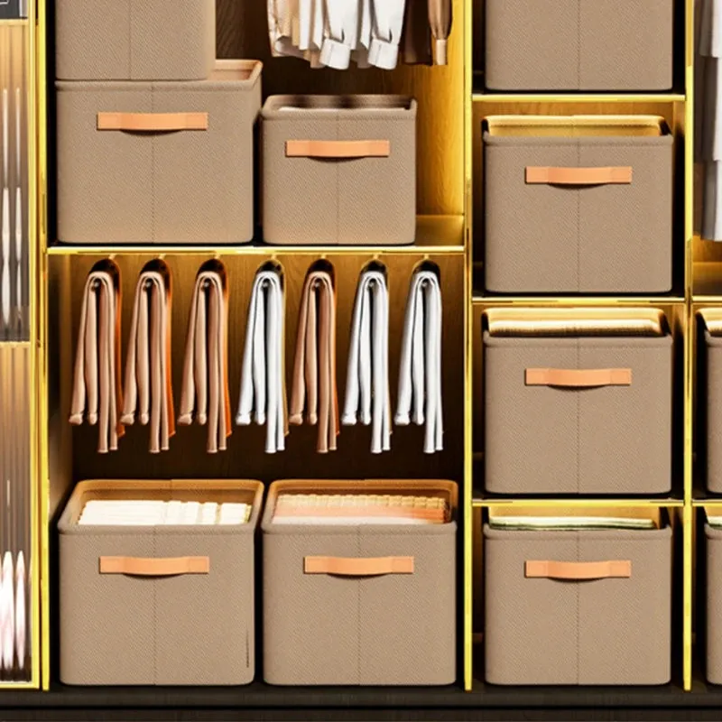 NeatFold Collapsible Clothes Storage Boxes with Reinforced Handles for Easy Access