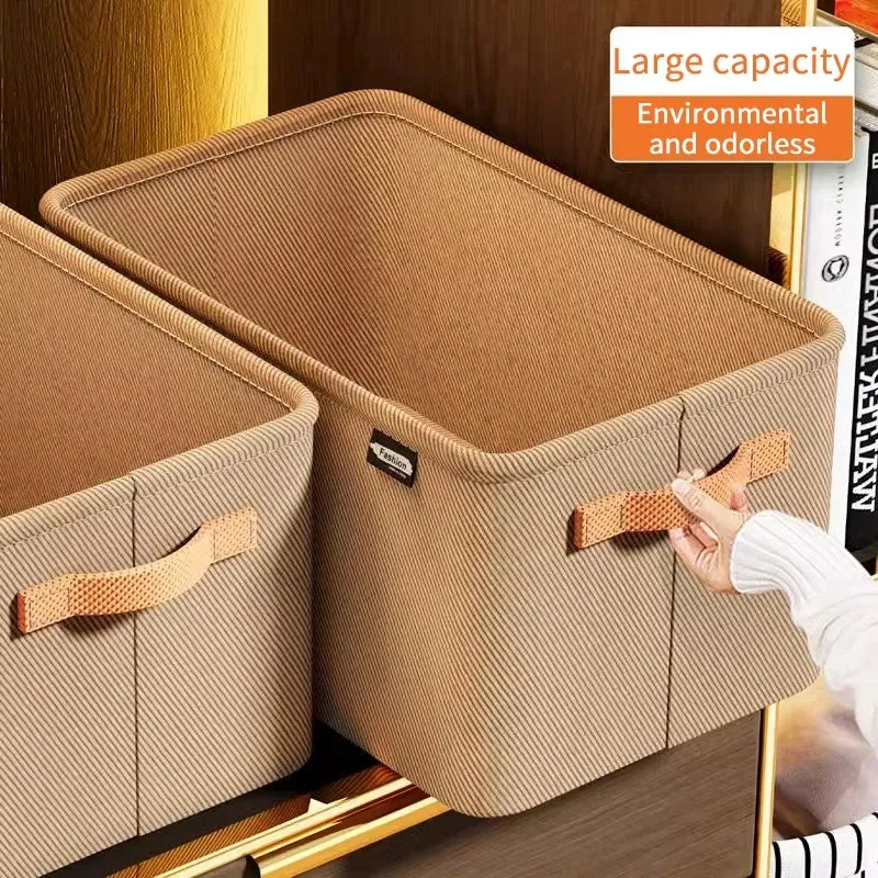 NeatFold Collapsible Clothes Storage Boxes with Reinforced Handles for Easy Access