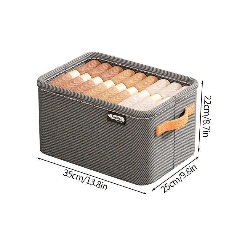 NeatFold Collapsible Clothes Storage Boxes with Reinforced Handles for Easy Access