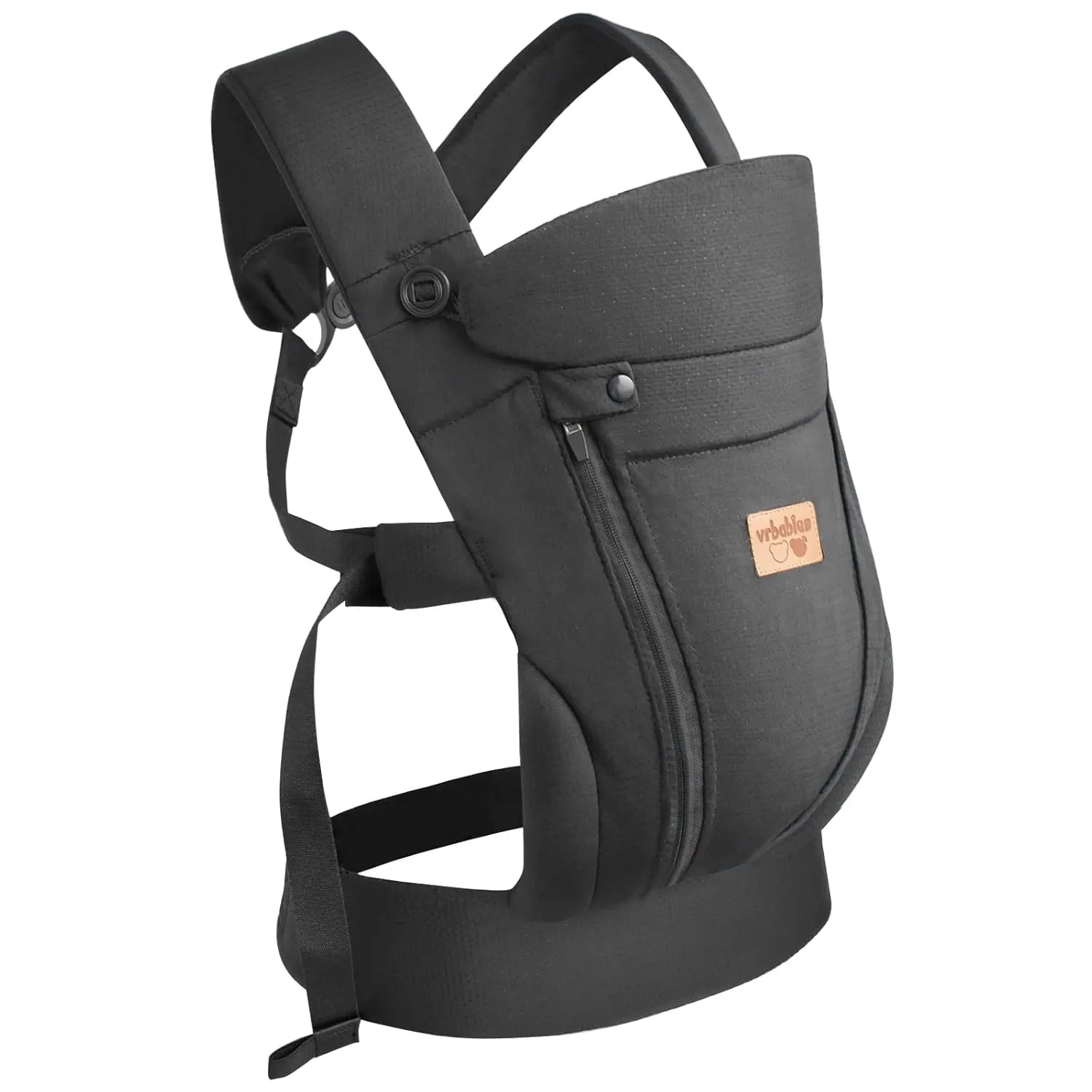 New Upgrade Ergonomic Baby Carrier Newborn Toddler Wrap Carrier,Hands Free Baby Sitting Support Sling,Breathable,Perfect for Infants/Chest Sling for Babies Shower Gift (Black)