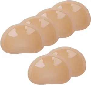 Nimiah Silicone Bra Pads Inserts, Sticky Chicken Cutlets for Small Chest Push up Padding for Bikini Top Dress 1/3 Pairs