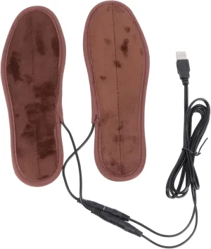 NOLITOY Heated Insoles Electric Heating Shoe Inserts with Washable Design for Winter Warmth Energy Saving Far Technology
