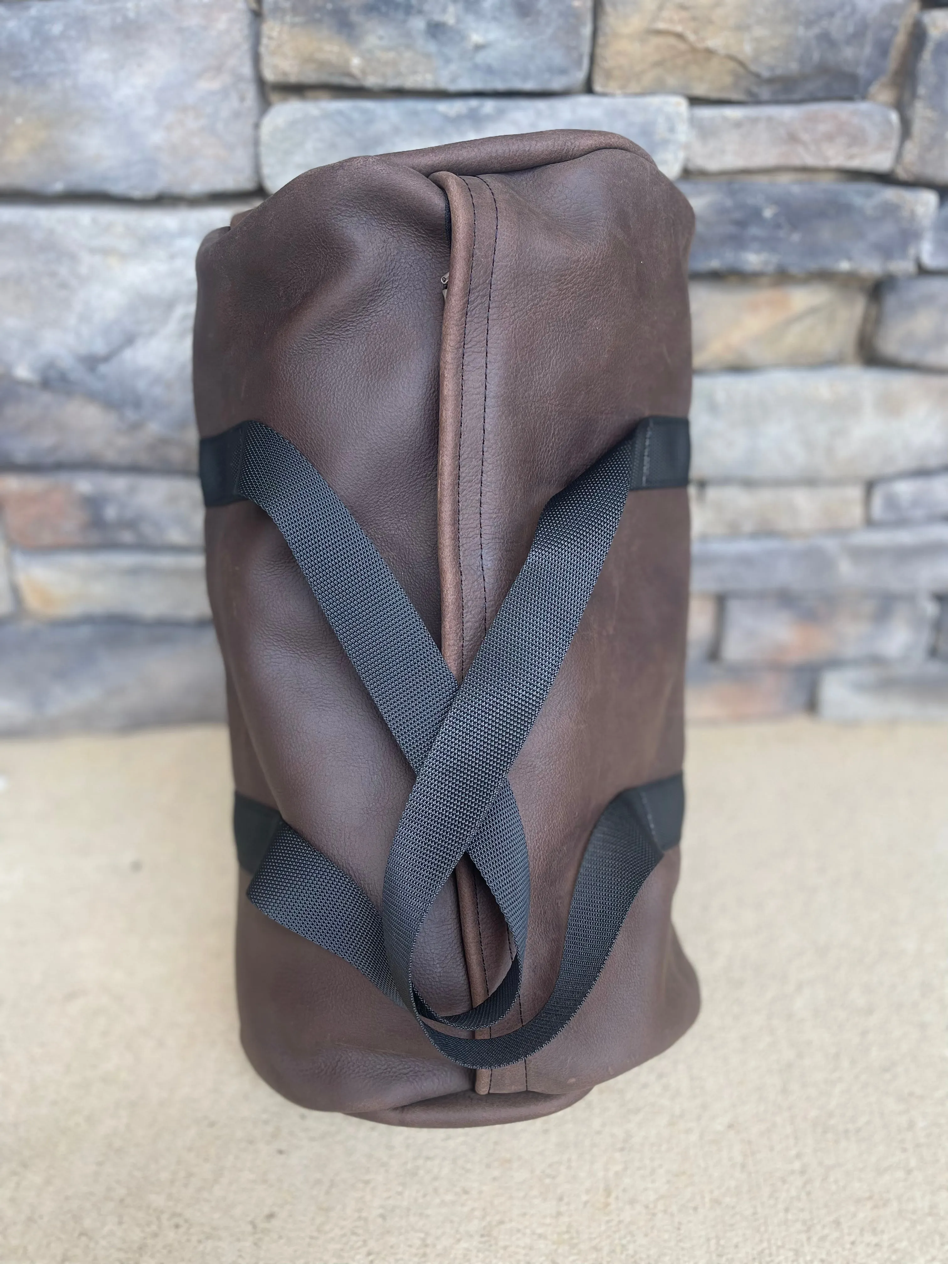 Oil Tan Duffel Bag