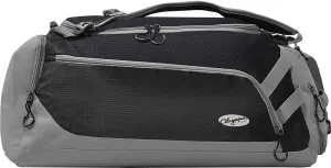 Olympia U.S.A. Blitz 22" Convertible Gym Duffel W/Backpack Straps Duffel Bag, BLACK GRAY