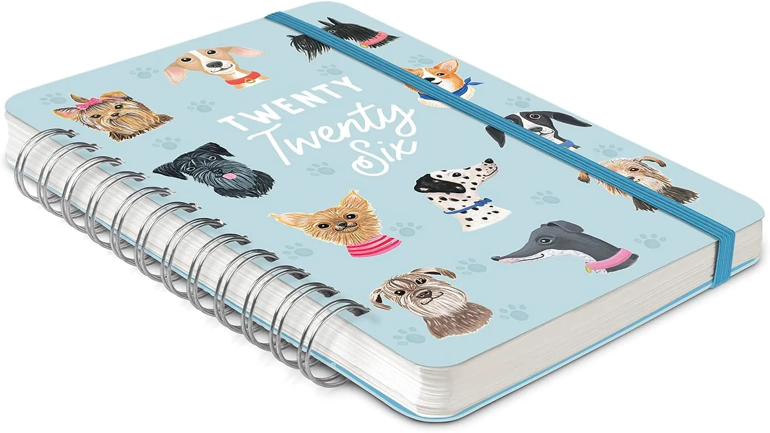 Orange Circle Studio Academic Planner 2026, Doggone Cute, Do It All Planners, 17-Month Wire-O Bound Planner for School or Work, Dotted Grid Week-Per-Spread View, To-Do Lists, Budget & Goal Trackers