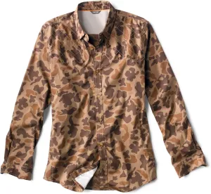 Orvis Long-Sleeve Featherweight Shooting Shirt - Breathable Button Up Shirt for Men with Ambidextrous Shooting Patches