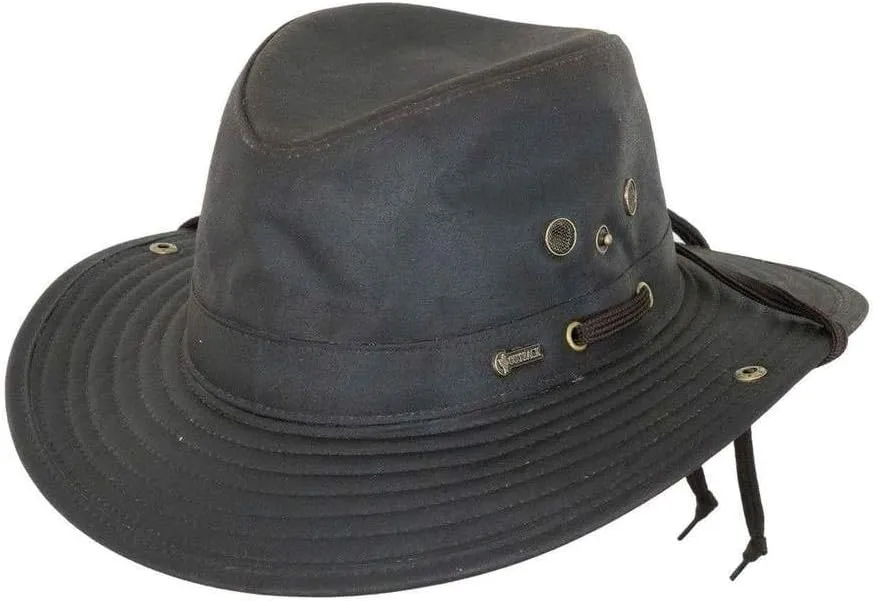 Outback Trading Company Women's 1497 River Guide UPF 50 Waterproof Breathable Outdoor Cotton Oilskin Hat